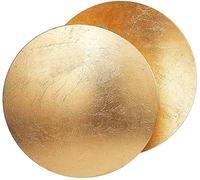 AAOTE Applique Murale Intérieure Ronde Or Cuivre Salon Creative Moon Concept Applique Solaire Eclipse Applique Nordique Allée Escaliers Chambre Appliques De Chevet Couloir Couloir Éclairage
