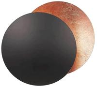 AAOTE Applique Murale Intérieure Ronde Or Cuivre Salon Creative Moon Concept Applique Solaire Eclipse Applique Nordique Allée Escaliers Chambre Appliques De Chevet Couloir Couloir Éclairage