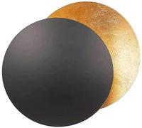 Applique Murale Intérieure Ronde Or Cuivre Salon Creative Moon Concept Applique Solaire Eclipse Applique Nordique Allée Escaliers Chambre Appliques De Chevet Couloir Couloir Éclairage