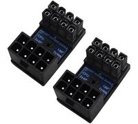 AAOTOKK 2Pack 180 Degrés Connecteur CPU8 Broches Mâle Femelle Prise de Courant Interne Snap Adaptateur,pour Carte Graphique de Bureau Carte mère Connecteur de Câblage de Direction(PH310A/Vers Le Bas)