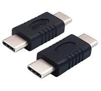 AAOTOKK Adaptateur USB Type C,Gen 2 3A USB-C USB 3.1 Adaptateur D'extension Mâle à Mâle de Type C Prenant en Charge la Charge,Les Données,l'audio,l'adaptateur Vidéo Appareils de Type C(2Pack-M/M)