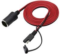 AAOTOKK Allume Cigare vers Câble Batterie SAE,16AWG 12V 2 Broches SAE vers Allume Cigare Prise Femelle à Dégagement Rapide Connecteur Déconnexion Adaptateur Câble de Charge C'extension (2.4m/7.8ft-F)