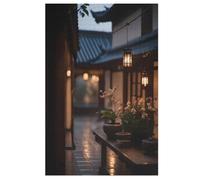 AAPZY Puzzle 1000 Pièces en Bois de Hêtre, Style Japonais, Puzzle pour Adultes et Enfants, Cadeaux pour Adultes et Enfants, 78x53cm, 1000 Pièces, 1 Unité, 12 ans et plus