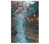 AAPZY Puzzle 1000 Pièces Style Japonais, Puzzle en Bois pour Adultes et Enfants, Cadeaux pour Adultes et Enfants, 78x53cm