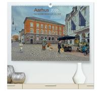 AARHUS, die kleinste Großstadt der Welt (hochwertiger Premium Wandkalender 2026 DIN A2 quer), Kunstdruck in Hochglanz: Aarhus ist Dänemarks ... von Seen im Westen und dem Meer im Osten