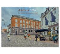AARHUS, die kleinste Großstadt der Welt (Wandkalender 2026 DIN A2 quer), CALVENDO Monatskalender: Aarhus ist Dänemarks zweitgrößte Stadt und ist von ... von Seen im Westen und dem Meer im Osten