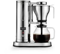 Aarke Cafetière électrique AAA1300 – 10 tasses, Inox, Noir mat