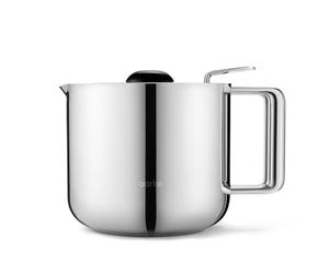 Aarke Carafe Isotherme - Carafe inox à double paroi avec isolation sous vide, valve d'infusion et fermeture automatique - Compatible avec la cafetière