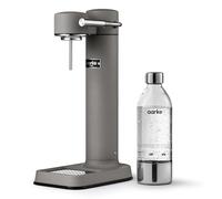 Aarke Carbonator 3, Machine à Soda avec Bouteille d'eau, Finition Gris mat | Machine à soda sans fil en acier inoxydable pour la maison, machine à eau gazeuse, bouteille en PET sans BPA incluse