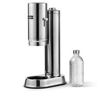 Aarke Carbonator Pro, Machine à Soda avec Bouteille en Verre, Finition Acier
