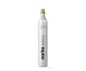 Aarke, Cylindre de CO2, 60L, Rempli de Gaz CO2 100% Renouvelable de Qualité Alimentaire