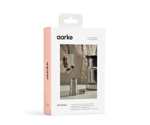 Aarke Lot de 3 sacs de recharge de filtre Enriched - Augmente la valeur du pH, ajoute du magnésium, réduit les goûts indésirables et les métaux lourds - Jusqu’à 120 litres d’eau filtrée par sac