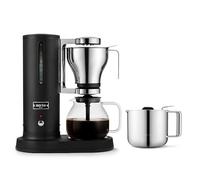 aarke Machine à café et bundle avec carafe thermique, cafetière filtre premium certifiée SCA avec mode Blooming, carafe thermique à isolation sous vide, conçue et développée en Suède, noir mat