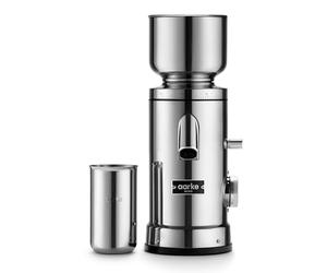 Aarke Moulin à Café - Moulin électrique en acier inoxydable avec réglage de mouture, dosage automatique, meules plates 64 mm, fonction mémoire, pour espresso, café filtre et cold brew