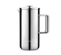 aarke Presse à café - Acier inoxydable, isolée à double paroi, 963,9 g | 100 % acier inoxydable, extérieur Cool-Touch, filtre en maille de précision, corps sous vide