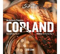 Kristjan Järvi – Copland : Symphonie n°3 / Walker : Sinfonia n°5 « Visions » – CD – LSO Live