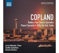 Aaron Copland – Rodeo / Billy the Kid Suite et Concerto pour piano – CD – NAXOS