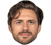 Aaron Tveit (Beard) Big Head. Masque plus grand que nature.