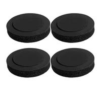 Aartner Lot de 4 haut-parleurs universels en mousse de voiture - 19,5 cm x 2,5 cm - Anneaux d'isolation phonique - Mousse à rebond élevé pour plus de basses - En coton insonorisé
