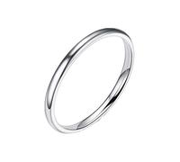 aaSccex Classeur Bagues Argent Mode Bague Femme Anneau Géométrie Fixe Bijoux Blancs 925 Anneaux Rideau de Douche Métal, 12号, Acier titane, Aucune pierre précieuse