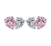 aaSccex Outils Décor Outils Bijoux doux et frais Design d'oreilles Love Color d'oreilles Femme Piercings Nettoyeur Pack Bijoux (Pink, One Size)