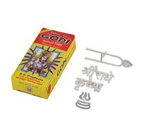 Aashita Creations Lot de tampons en bois de Gopi Chandan avec Krishna, Trishul, Shri Radhe, simple et Tilak 40 g
