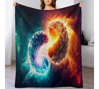 AASWDDS Big Bang Impression 3D Couverture Légère en Polaire De Flannel Linge De Lit Couvre-lit Couvertures De Canapé 140×180cm