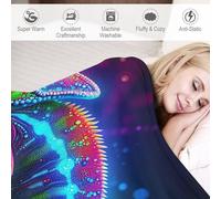 AASWDDS Couverture Chaude Confortable en Flannel Molleton De Flanelle Motif Animal Caméléon, Couvertures en Toute Saison pour Lit 130×180cm