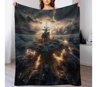 AASWDDS Couverture Jeté Flannel en Porte-Avions Très Doux Confortable Durable Chaud Couvertures pour Canapé Sofa Chaise À Repos Et Sieste 150×200cm