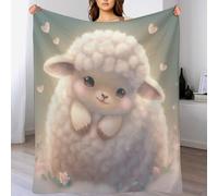 AASWDDS Couverture Mouton pour Enfants Adulte Couvertures Flannel Douce Et Chaude pour Lit Canapé Et Travel, Lavable en Machine 140×180cm