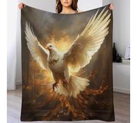 AASWDDS Couverture Polaires en Cute Oiseau, Couvertures Moelleuses, Flannel Légère Super Douce avec Imprimé pour Canapé, 180×200cm