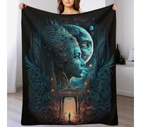 AASWDDS Dieu de la Sagesse Couverture Polaire en Flanelle Flannel, Couvertures Lit en Peut Être Utilisée comme Draps De Lit, Housse De Canapé 180×200cm