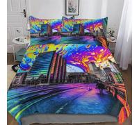 AASWDDS Paysage de rêve Parure De Lit avec Housse De Couette Et Taie d'oreiller 2 Pièces, pour Enfants Adultes, Parure De Lit Microfibre Single(135x200cm)