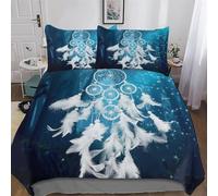 AASWSWW DreamChatcher 3 Pièces Parure De Lit Adulte Enfants Housse De Couette avec Taies D'oreillers Housse De Couette Microfibre Douce Double (200x200cm)