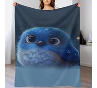 AASWSWW The Oiseau Plaid Polaire Canape Couverture - Jete De Canapé en Flannel, Doux Chaude, pour Le Voyage Lit, Fit All-Season （100×130cm）