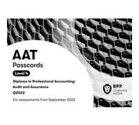 AAT Audit and Assurance by BPP Learning Media BPP Learning Media (Auteur)
