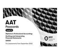 AAT Drafting and Interpreting Financial Statements by BPP Learning Media BPP Learning Media (Auteur)
