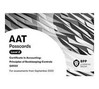 AAT Principles of Bookkeeping Controls by BPP Learning Media BPP Learning Media (Auteur)
