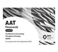 AAT Principles of Costing by BPP Learning Media BPP Learning Media (Auteur)