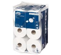 TORK Aat301 Smart One Mini rouleau de papier toilette, 2 plis, Blanc (lot de 12) Blanc