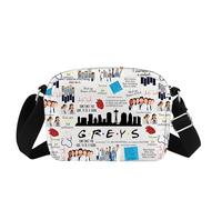 AATOP Grrey Sac à bandoulière Grrey Medical TV Show Fan Cadeau Doctor Anatomie Cadeau de remerciement Sac à main Grrey, Grrey 1hb, large