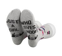 AATOP Lot de 2 paires de chaussettes de voyage Londres Cadeau de voyage Londres Cadeau de vacances Londres Angleterre Souvenirs Chaussettes Londres Cadeau pour amoureux, Aime Londres s 2, Taille