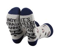 AATOP Lot de 2 paires de chaussettes en forme de raton laveur, cadeau humoristique pour amateur de raton laveur, inscription « It's called Trash Can Not Trash Cannot Sock », APPELÉ TRASH 2s, Taille