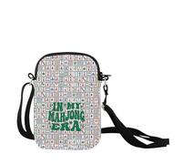 AATOP Mahjong Sac à bandoulière Mahjong Joueur Cadeau Bonne chance Mahjong Cadeau Mahjong Amoureux Cadeau Mahjong Maman Mahjong Sac à main, In My Mahjong Sac à bandoulière 1uk, large