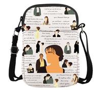 AATOP Romance Bookish Sac à bandoulière Pride Movie Fan Cadeau Littératures Cadeau pour lecteur de livre Sac portefeuille, Vous devez savoir 3cb, large