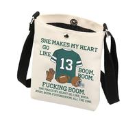 AATOP Sac à bandoulière inspiré des garçons O-Tommens Livre romantique Cadeau pour lecteur Sac à main Sac à bandoulière, She Makes My Cb2