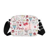 AATOP Sac à bandoulière Tour Eiffel Paris Cadeau de vacances Voyage mignon France Sac à main Oh La La I Love Paris pour elle, La La I Love Paris 1hb, large