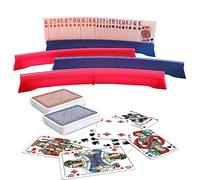 Aatpuss 2 Pièces Pliable Support Carte à Jouer,Porte-Cartes à Jouer en Plastique,Porte Cartes à Jouer au Design Incurvé,Porte-Cartes Mains Libres pour Enfants,pour Kinder et Senioren