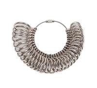 Aatraay Jauge D'anneau en Alliage Métallique, Détermination de la Taille de l'anneau, Mesure de la Taille (Argent)