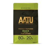 AATU Croquettes pour chiens 80/20, canard, riche en protéines, recette sans céréales, sans ingrédients artificiels, 5 kg